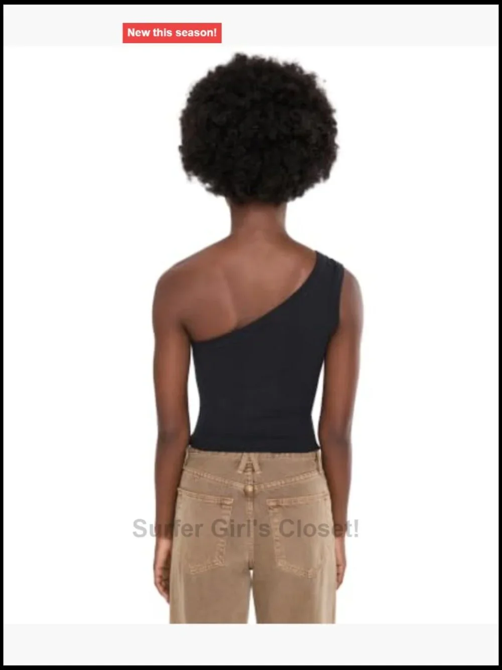 Seamless Modal Asymmetrical Cami Tank Top
